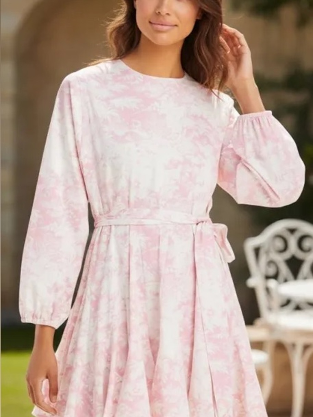 Wayf Antonia Botanical Swing Mini Dress